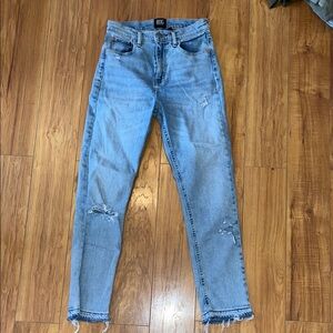 BDG urban high rise cropped girlfriend jeans